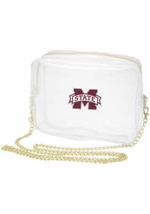 Mississippi State Bulldogs White Stadium Approved Clear Bag