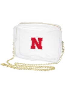 Stadium Approved Camera Nebraska Cornhuskers Clear Bag - White