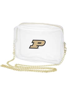 Stadium Approved Camera Purdue Boilermakers Clear Bag - White