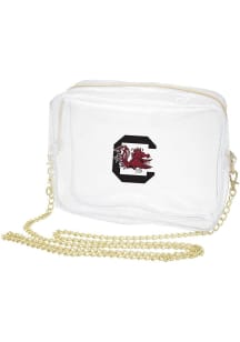 South Carolina Gamecocks White Stadium Approved Camera Clear Bag