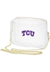 TCU Horned Frogs White Stadium Approved Clear Bag