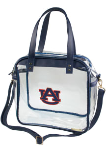 Auburn Tigers Navy Blue Stadium Approved Tote Clear Bag
