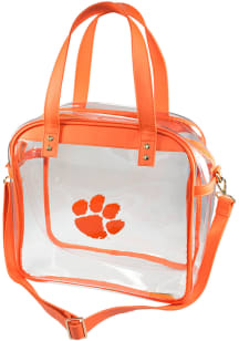 Clemson Tigers Orange Stadium Approved Clear Bag