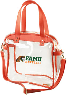 Florida A&amp;M Rattlers Orange Stadium Approved Clear Bag