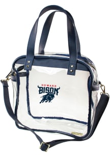 Howard Bison Navy Blue Stadium Approved Clear Bag