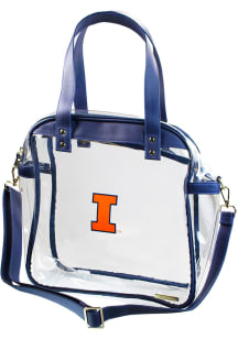 Illinois Fighting Illini Navy Blue Stadium Approved Clear Bag