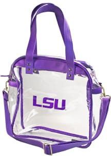 LSU Tigers Purple Stadium Approved Clear Bag