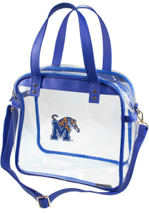 Memphis Tigers Blue Stadium Approved Clear Bag