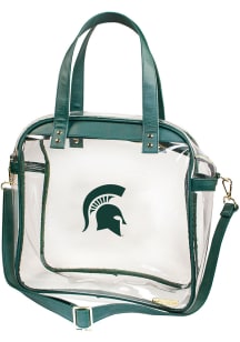 Michigan State Spartans Green Stadium Approved Tote Clear Bag