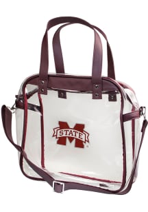 Mississippi State Bulldogs Maroon Stadium Approved Clear Bag
