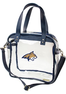 Montana State Bobcats Navy Blue Stadium Approved Tote Clear Bag