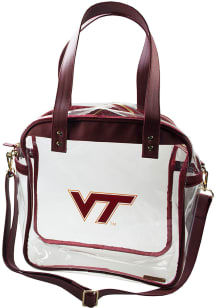 Virginia Tech Hokies Maroon Stadium Approved Clear Bag
