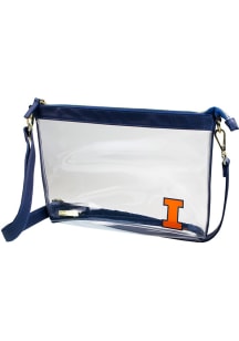 Stadium Approved Style Illinois Fighting Illini Clear Bag - Navy Blue