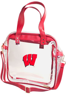 Wisconsin Badgers Red Stadium Approved Clear Bag