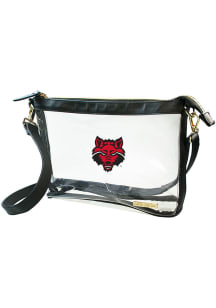 Arkansas State Red Wolves Black Stadium Approved Large Clear Bag