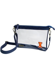 Stadium Approved Illinois Fighting Illini Clear Bag - Navy Blue