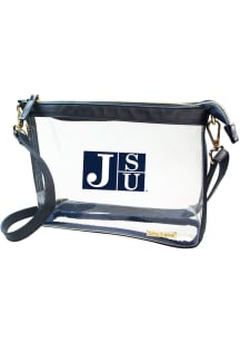 Jackson State Tigers Navy Blue Stadium Approved Large Clear Bag