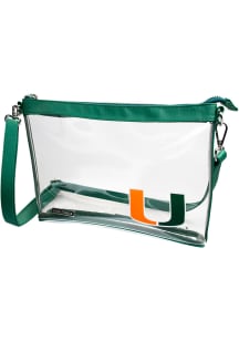 Miami Hurricanes Green Stadium Approved Clear Bag