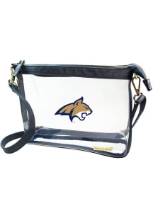 Montana State Bobcats Navy Blue Stadium Approved Large Clear Bag