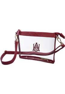 Alabama A&amp;M Bulldogs Maroon Stadium Approved Small Clear Bag