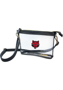 Arkansas State Red Wolves Black Stadium Approved Small Clear Bag