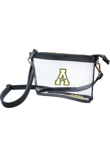 Appalachian State Mountaineers Black Stadium Approved Clear Bag