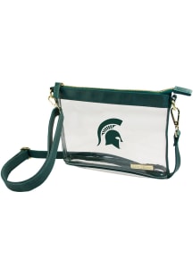 Michigan State Spartans Green Stadium Approved Small Clear Bag