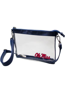 Ole Miss Rebels Blue Stadium Approved Clear Bag