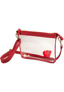 Wisconsin Badgers Red Stadium Approved Clear Bag