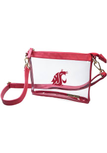 Washington State Cougars Red Stadium Approved Clear Bag
