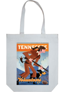 Tennessee Volunteers White Canvas Tote