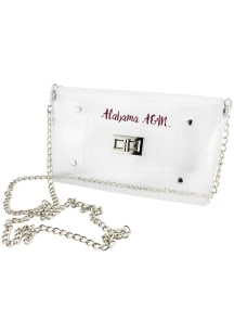 Alabama A&amp;M Bulldogs White Stadium Approved Envelope Clear Bag