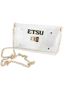 East Tennesse State Buccaneers White Stadium Approved Clear Bag