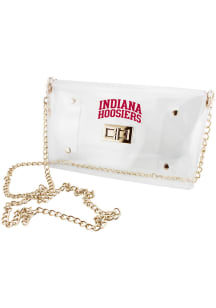 Stadium Approved Envelope Indiana Hoosiers Clear Bag - White