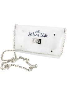 Jackson State Tigers White Stadium Approved Envelope Clear Bag