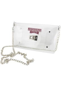 Mississippi State Bulldogs White Stadium Approved Clear Bag