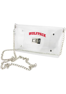 NC State Wolfpack White Stadium Approved Clear Bag