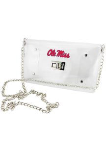 Ole Miss Rebels White Stadium Approved Clear Bag