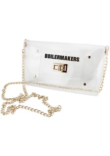 Purdue Boilermakers White Stadium Approved Clear Bag