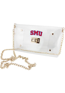SMU Mustangs White Stadium Approved Clear Bag