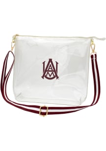 Alabama A&amp;M Bulldogs White Stadium Approved Tote Clear Bag