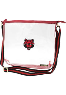 Arkansas State Red Wolves White Stadium Approved Tote Clear Bag