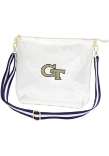 GA Tech Yellow Jackets White Stadium Approved Clear Bag