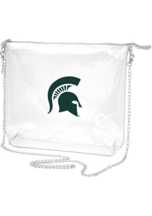 Michigan State Spartans White Stadium Approved Tote Clear Bag
