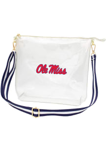 Ole Miss Rebels White Stadium Approved Clear Bag