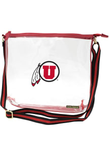 Utah Utes White Stadium Approved Clear Bag
