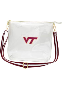 Virginia Tech Hokies White Stadium Approved Clear Bag