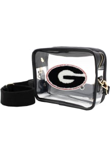 Georgia Bulldogs Black Varsity Patch Clear Bag