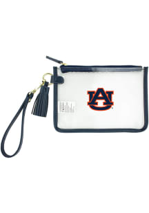 Auburn Tigers Navy Blue Stadium Approved Wristlet Clear Bag