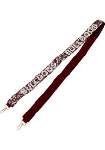 Mississippi State Bulldogs Maroon Sequin Clear Bag